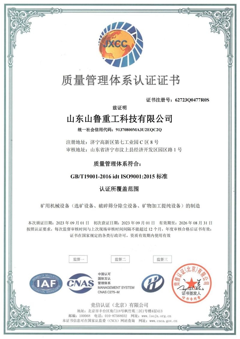 Quality Management System Certification