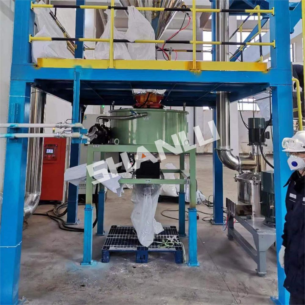 On-site application service of electromagnetic dry powder iron removers for cera