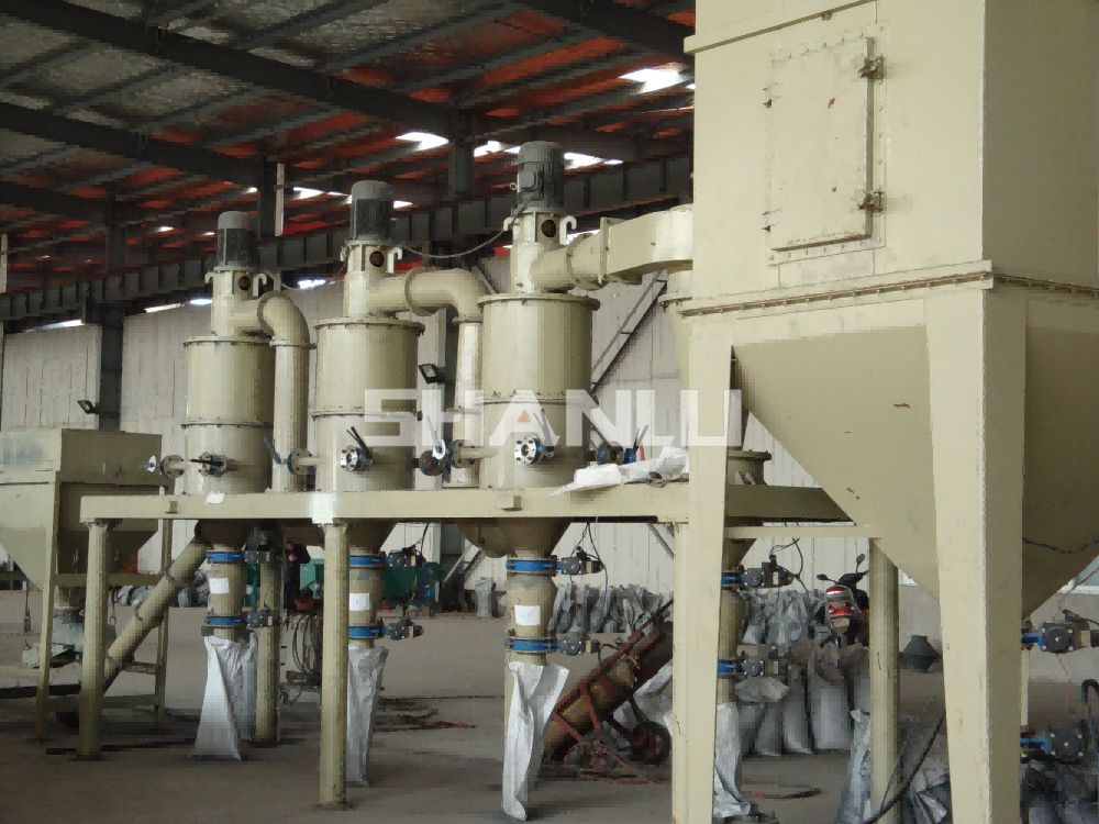 Shanlu provides full-process services for vertical air classifier production lin
