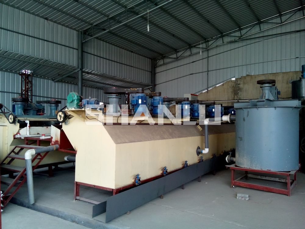 Providing on-site photo services for flotation machines for graphite processing 