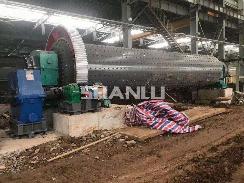 Providing on-site ball mill construction services for a ceramic raw materials co