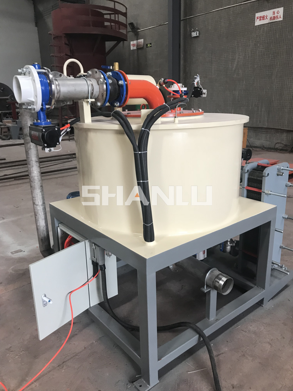 Electronic-grade silica micropowder company showcases DCJ-780F electromagnetic s